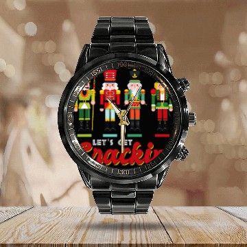 Discover Lets Get Crackin Ballet Dance Christmas Nutcracker Squad Calendar Steel Band Watch