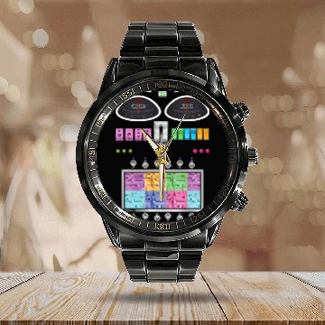Discover Robot Engineer Science Technology Robots Costume Calendar Steel Band Watch