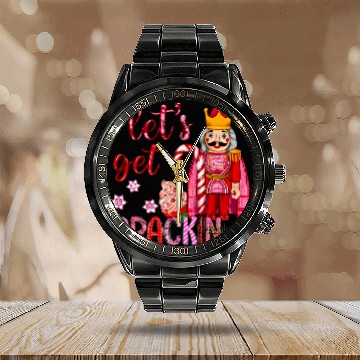 Discover Lets Get Cracking Christmas Nutcracker Ballet Festive Gifts Calendar Steel Band Watch