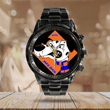Discover Oldham Athletic Yard Dogs Calendar Steel Band Watch