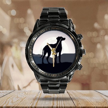 Discover Rhodesian Ridgeback Dog Breed 21 Zip Calendar Steel Band Watch