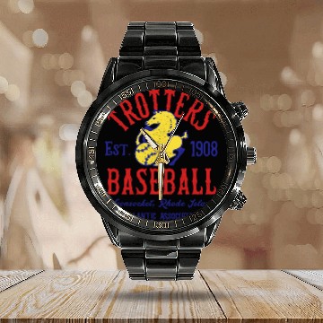 Discover Rhode Island vintages Defunct Baseball Unisex Calendar Steel Band Watch