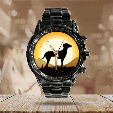 Discover Rhodesian Ridgeback Dog Breed 29 Calendar Steel Band Watch