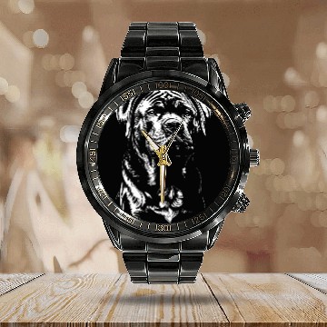Discover Italian Mastiff Cane Corso Calendar Steel Band Watch