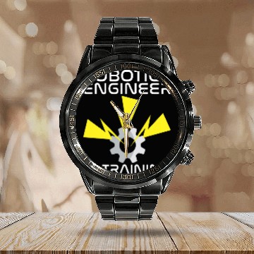 Discover Robotics Engineer In Training Future Engineer Calendar Steel Band Watch