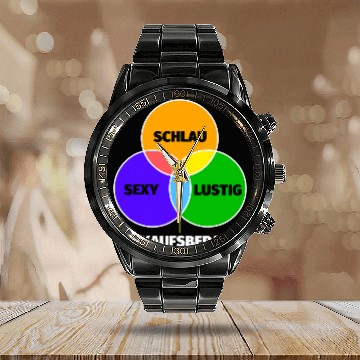 Discover Sales consultant gift smart sexy funny Calendar Steel Band Watch