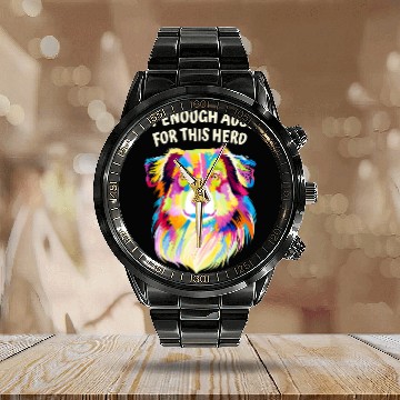 Discover Not Enough Aussie for This Herd Funny Australian Shepherd Baseball Tees Calendar Steel Band Watch