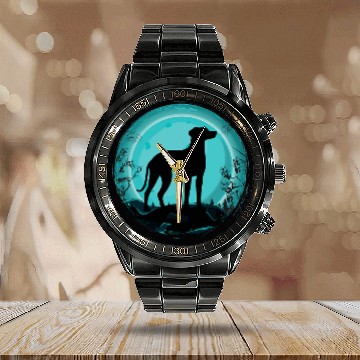 Discover Rhodesian Ridgeback Dog Breed 15 Calendar Steel Band Watch