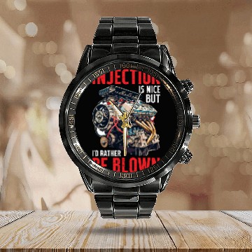 Discover Injection Is Nice But I d Rather Be Blown    T Zip Calendar Steel Band Watch