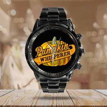 Discover Pumpkin Whisperer Vegetable Drawing Gardening Calendar Steel Band Watch
