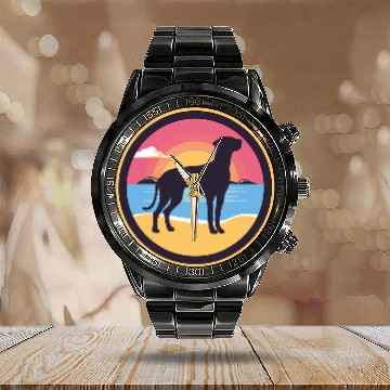 Discover Rhodesian Ridgeback Dog Breed 63 Baseball Tees Calendar Steel Band Watch
