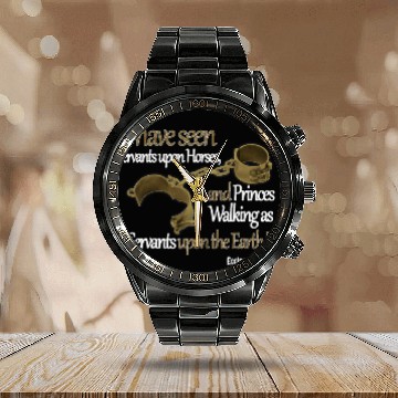 Discover Inspirational Bible Verse Ecclesiastes 107 Chains of Author Baseball Tees Calendar Steel Band Watch