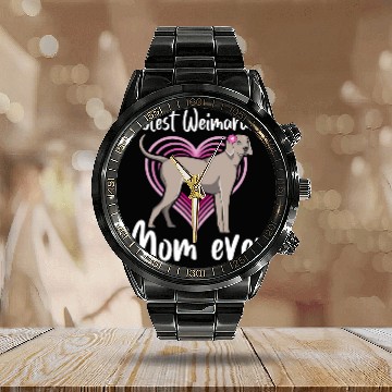 Discover Weimaraner Mom Dog Owner Weimaraner 1 Baseball Tees Calendar Steel Band Watch