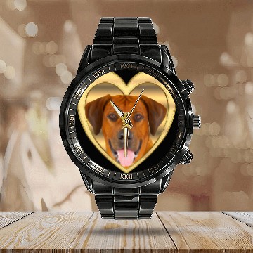 Discover Rhodesian Ridgeback s Rhodesian Ridgeback Calendar Steel Band Watch