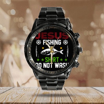 Discover Jesus wishing Calendar Steel Band Watch