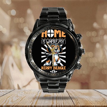 Discover homes is with my Kerry Beagle Baseball Tees Calendar Steel Band Watch