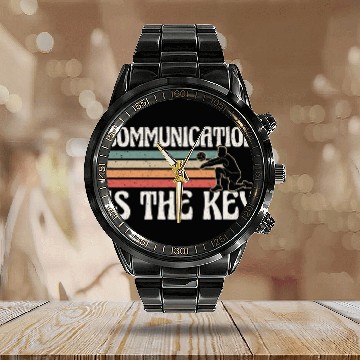 Discover Volleyball Communication Is Key Calendar Steel Band Watch
