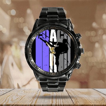 Discover Lilac Purple Jiu Jitsu Coachs Jiu Jitsu Instructor Martial Calendar Steel Band Watch