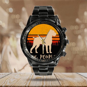 Discover Italian Mastiff Cane Corso Dog Breed 68 Baseball Tees Calendar Steel Band Watch