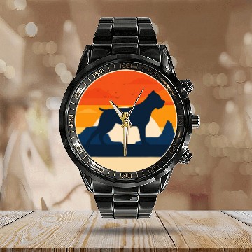 Discover Italian Mastiff Cane Corso Retro 35 Calendar Steel Band Watch