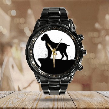 Discover Italian Mastiff Cane Corso Retro 27 Calendar Steel Band Watch