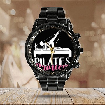 Discover Pilates Fitness Instructor Workout Exercise Pilates Princess Baseball Tees Calendar Steel Band Watch