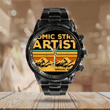Discover vintages Comic Strip Artist Comics Calendar Steel Band Watch