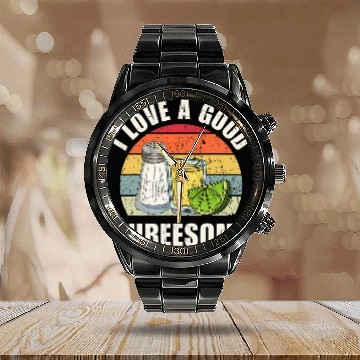 Discover Salt Tequila Lime Love A Good Threesome Humor Bartender Calendar Steel Band Watch