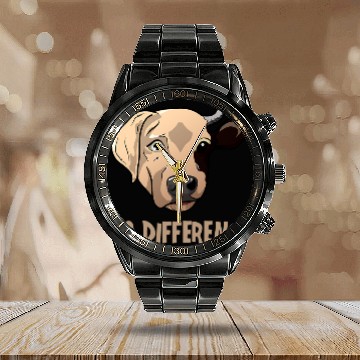 Discover Labrador Lab Dog No Difference Labrador Cow Funny Vegetarians Baseball Tees Calendar Steel Band Watch