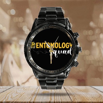 Discover Insect Bug Entomology Future Entomologist 213 Zip Calendar Steel Band Watch