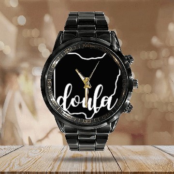 Discover Ohio Doula Gift homes Birth Postpartum Midwife Apparel Baseball Tees Calendar Steel Band Watch