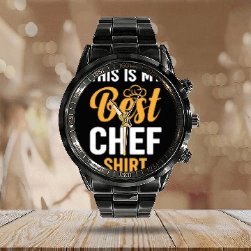 Discover This Is My bests Chef Culinary Restaurants bests Cooking Calendar Steel Band Watch