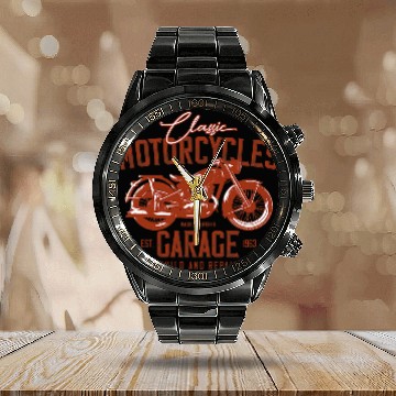Discover vintages Legends Classic Biker Old School Motorcycle Top Baseball Tees Calendar Steel Band Watch