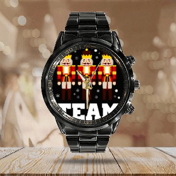 Discover Nutcracker Squad TEAM Ballet Dance Groupe Idea Ballerina Calendar Steel Band Watch