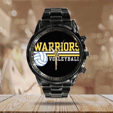 Discover Warriors Volleyball Line Calendar Steel Band Watch