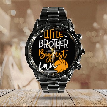 Discover Number 4 Biggest agitate Basketball Player Mom Dad Calendar Steel Band Watch
