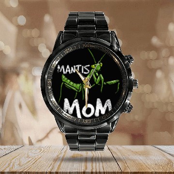 Discover Mantis Mom bests Bug Catcher Ever Future Entomologist Calendar Steel Band Watch