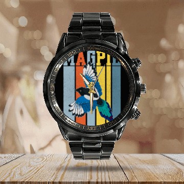 Discover Wing birdwatching birder outdoor birdwatcher birding 1 Calendar Steel Band Watch