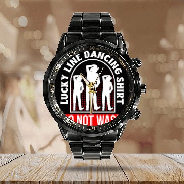 Discover Lucky Line Dancing Do Not Wash Line Dance Dancer Baseball Tees Calendar Steel Band Watch