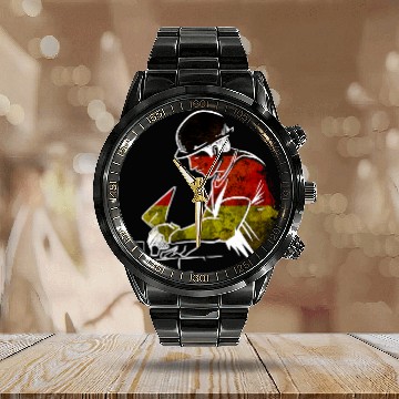 Discover German Mason Construction Worker House Builder Germany Calendar Steel Band Watch
