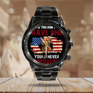 Discover Youll Never Understand Rhodesian Ridgeback USA Dog Lover Calendar Steel Band Watch