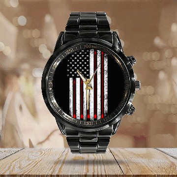 Discover USA Archery Calendar Steel Band Watch