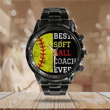 Discover Retro bests Softball Coachs Ever Softball Coach Calendar Steel Band Watch