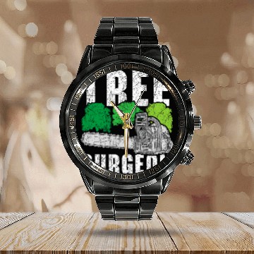 Discover Tree Surgeon Logger Chainsaw Lover Arborist Lumberjack 21 Baseball Tees Calendar Steel Band Watch