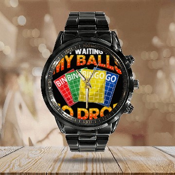 Discover Bingo Christmas Gift For College Student Calendar Steel Band Watch