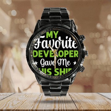 Discover My Favorite Developer Gave Me This Programmer Coding Calendar Steel Band Watch