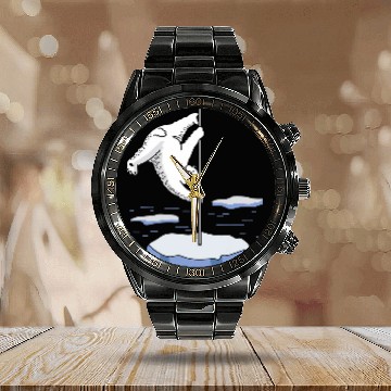 Discover North Pole Dancer Dance Choreographer Calendar Steel Band Watch
