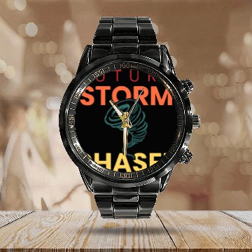 Discover Kids Future Storm Chasing Meteorology Student Tiny Tornado Calendar Steel Band Watch