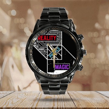 Discover Reality Physics Magic Physics Major Student Future Physicist Calendar Steel Band Watch