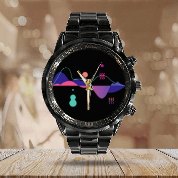 Discover Sync Licensing Music Producer 1 Calendar Steel Band Watch